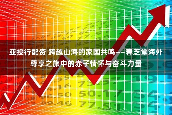 亚投行配资 跨越山海的家国共鸣——春芝堂海外尊享之旅中的赤子情怀与奋斗力量